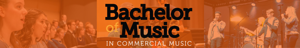 Bachelor of Music Logo with pictures