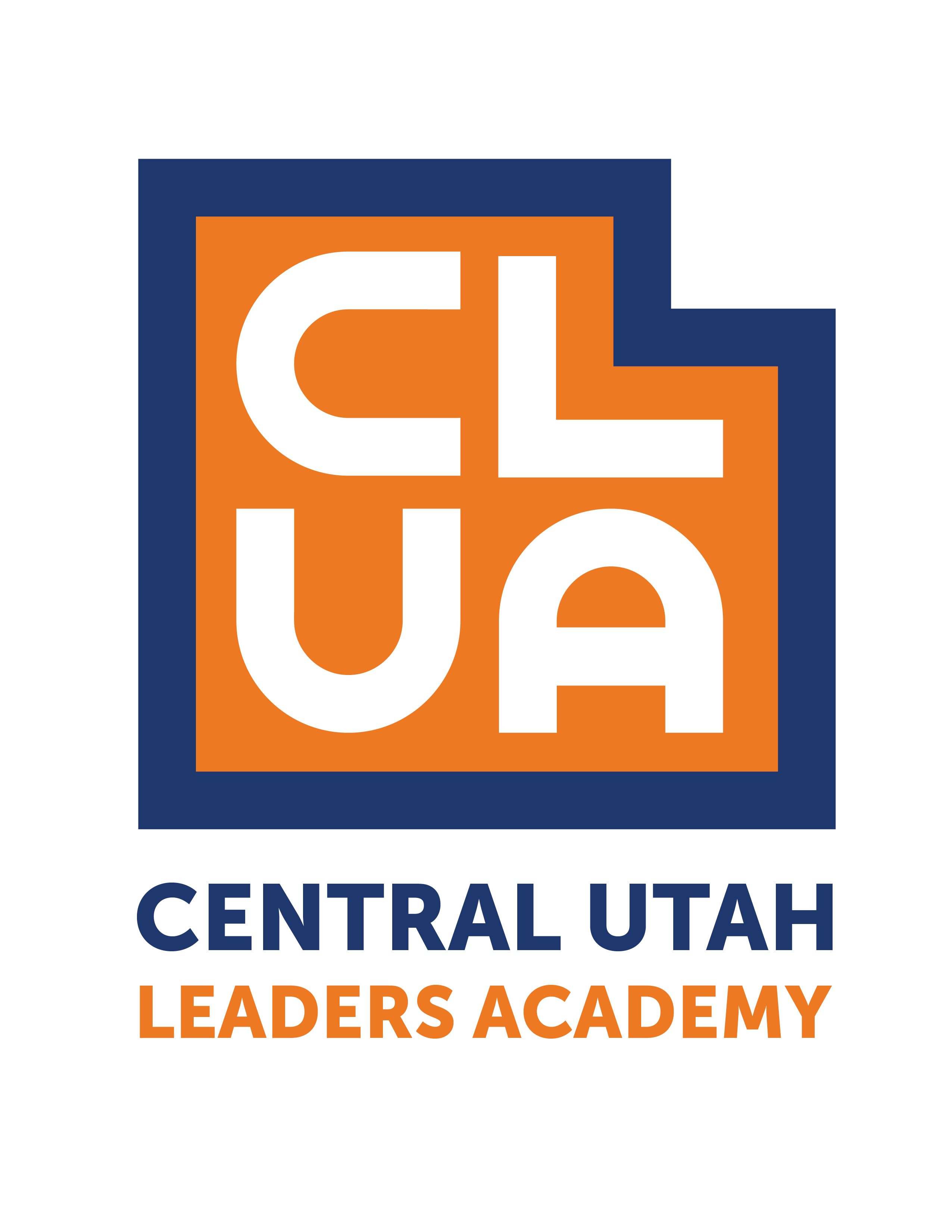 Central Utah Leaders Academy Logo, CULA in the state outline