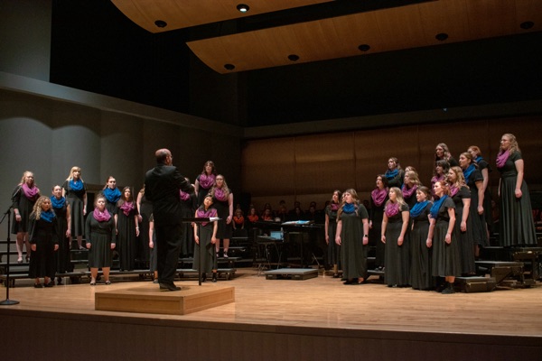 Snow College Cadence Choir led by Dr. Michael Huff