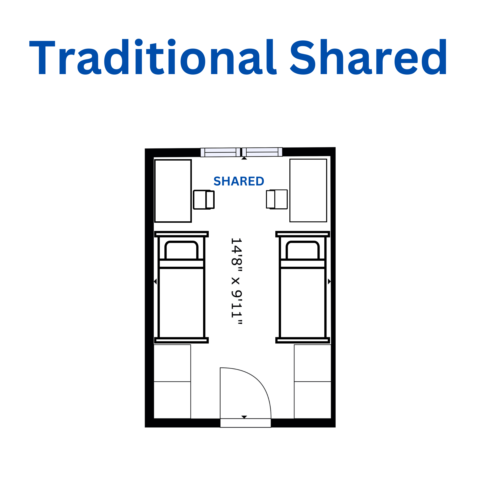 Shared Traditional Floor Plan